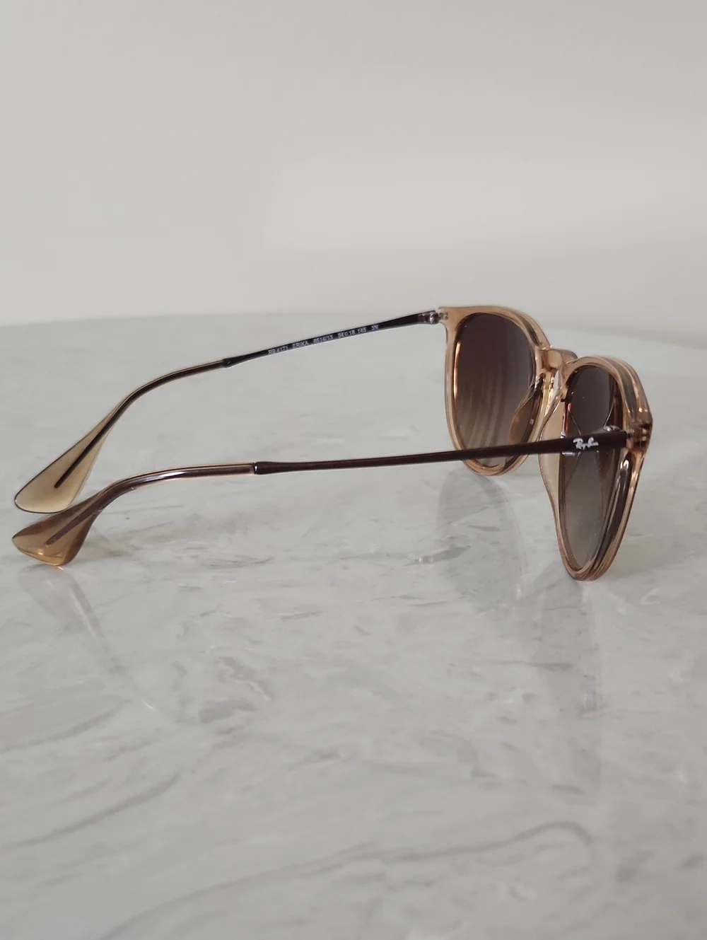 Ray-Ban 4171 Erika Brown Gradient Round Sunglasses